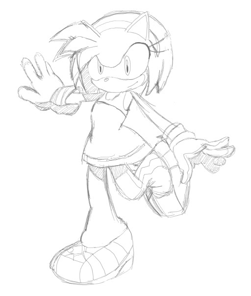 Amy, as seen in Sonic Riders