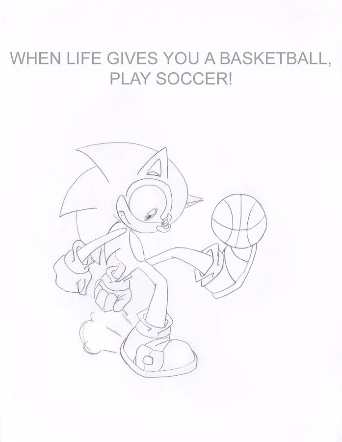 sonic kicking