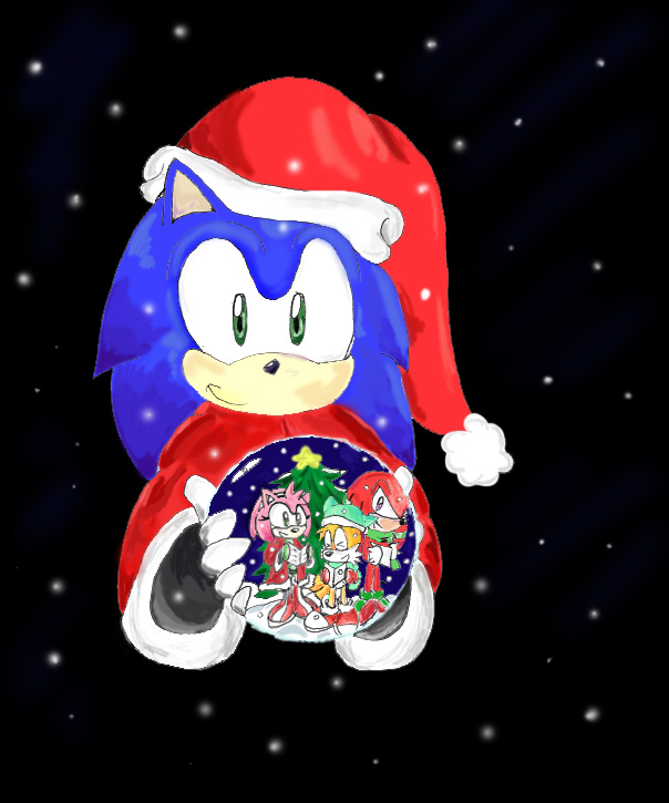 sonic snowglobe snowing copy