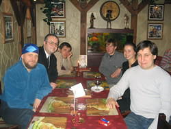 декабрь 2004, Дима Алексеев, Леша Снегуров, Кирилл, Макс, Ира, Паша