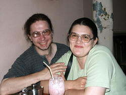Стас и Таня Кучиевы. Питер, июль 2003