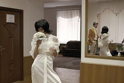 фото невесты за 5 минут до вступление в брак