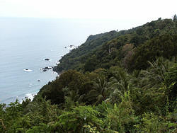 панорама на юго-западную сторону острова
