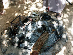 приготовление бедуинского чая